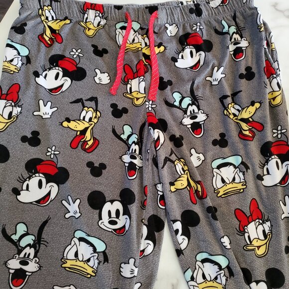 Mickey Mouse, Minnie Mouse & Friends Fleece Pajama Pants size XL - Picture 1 of 9